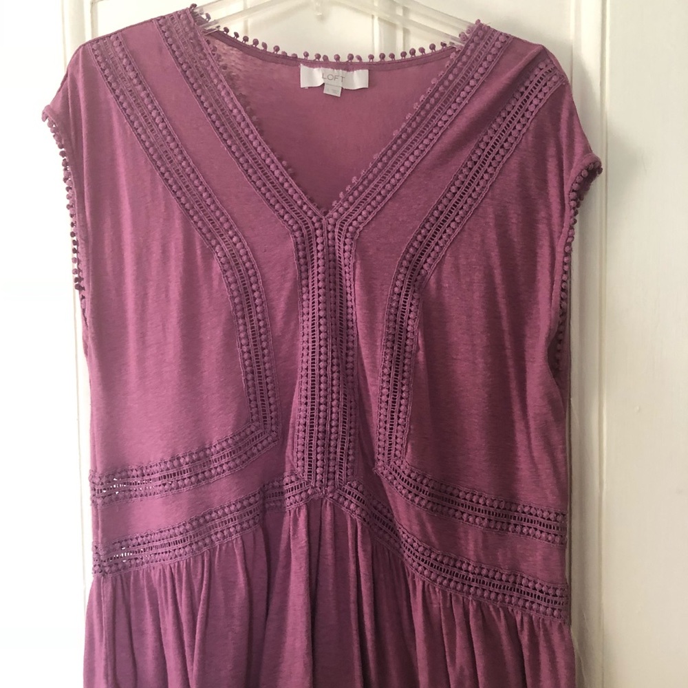 LOFT Boho style top.  Size Large.  EUC.